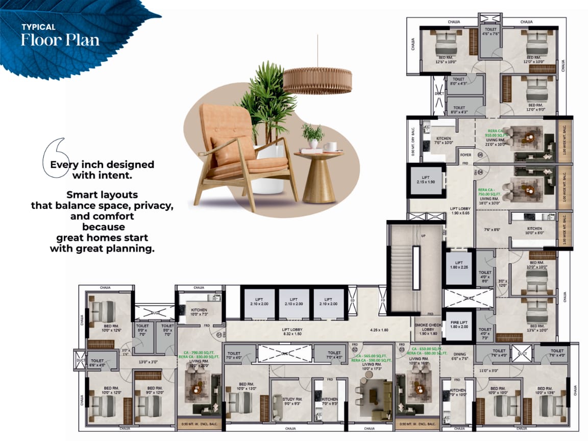 Shree Sai Mahal Floor Plan