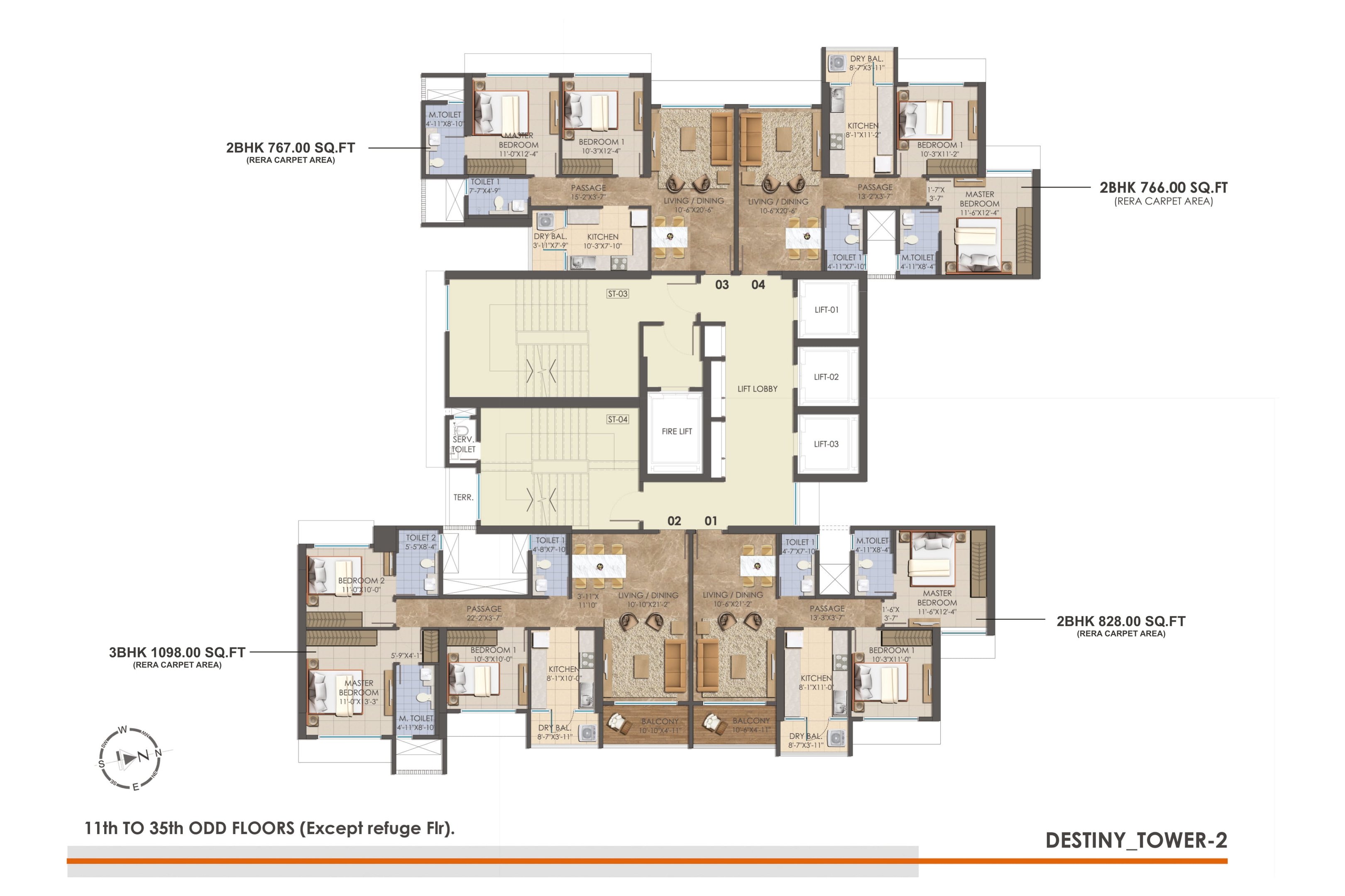 Asmi Legacy Floor Plan