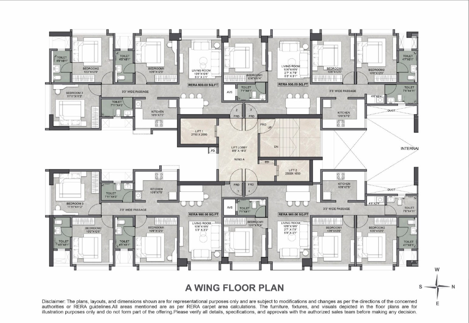 Axiom Rudra Floor Plan