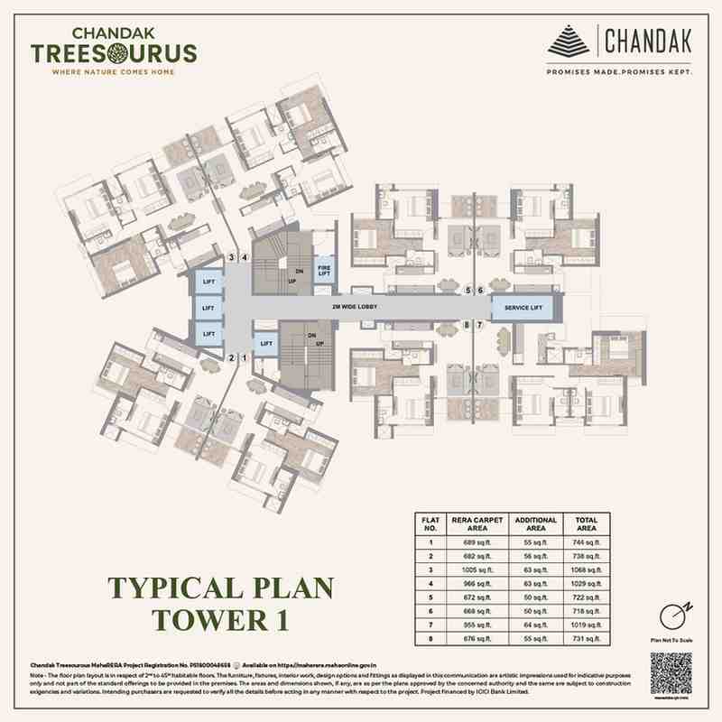 Chandak Treesourus Floor Plan