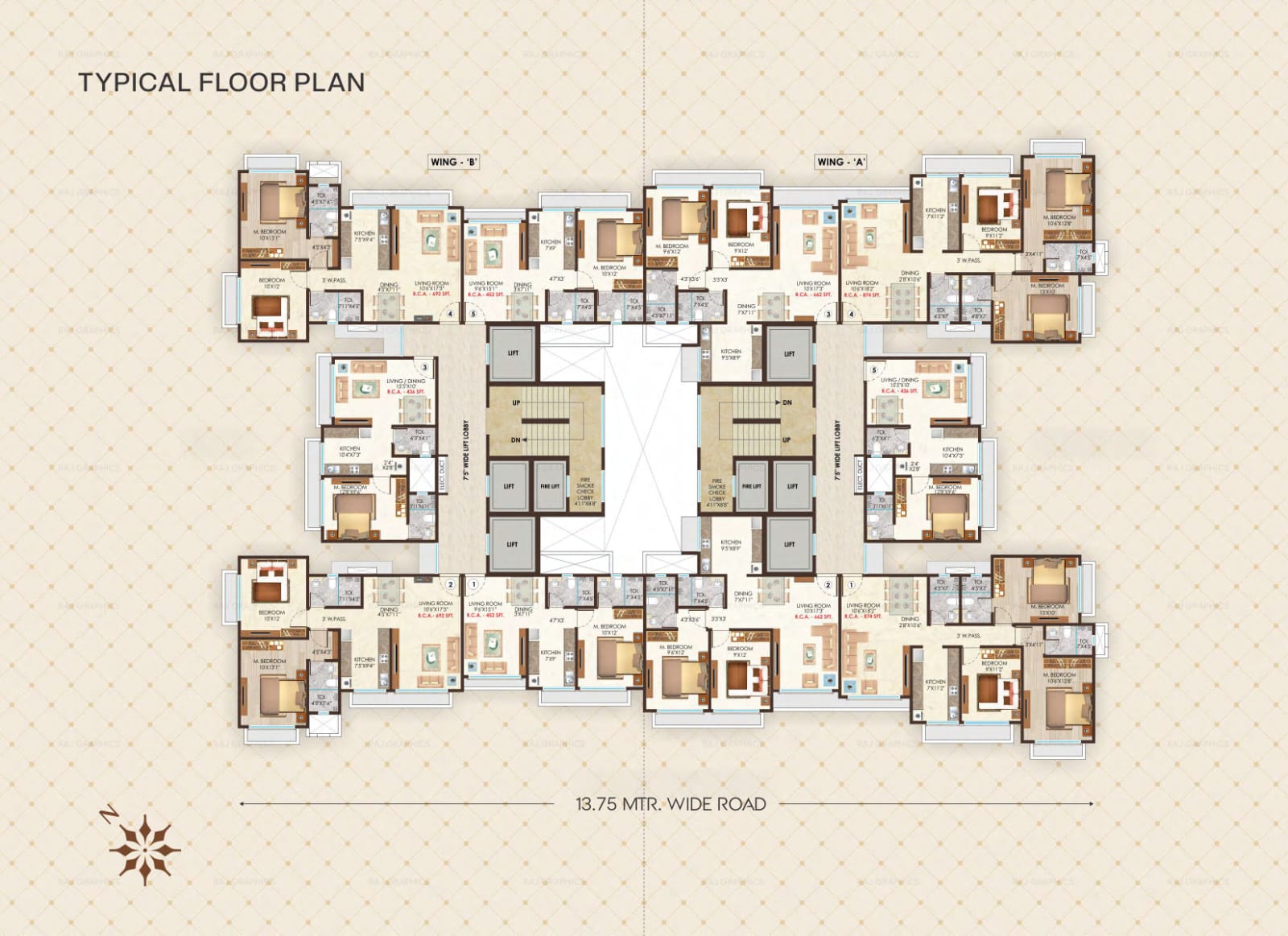Raj One Floor Plan