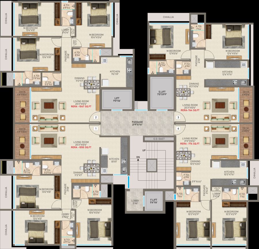 Vir Paradise Floor Plan